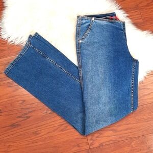 Y2k Low Rise Ecko Red Flare Jeans